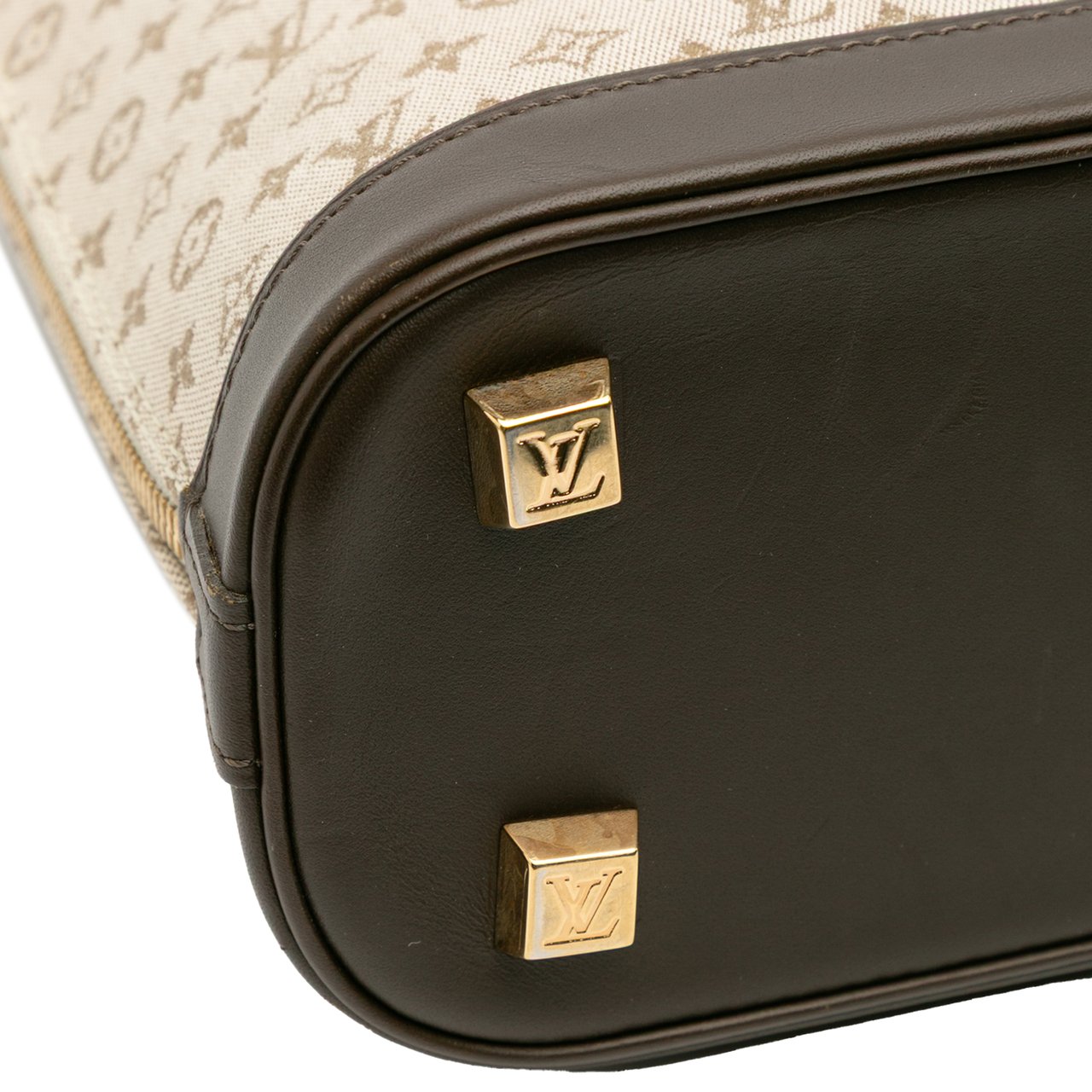 Louis Vuitton Monogram Mini Lin Alma Haut Bruin