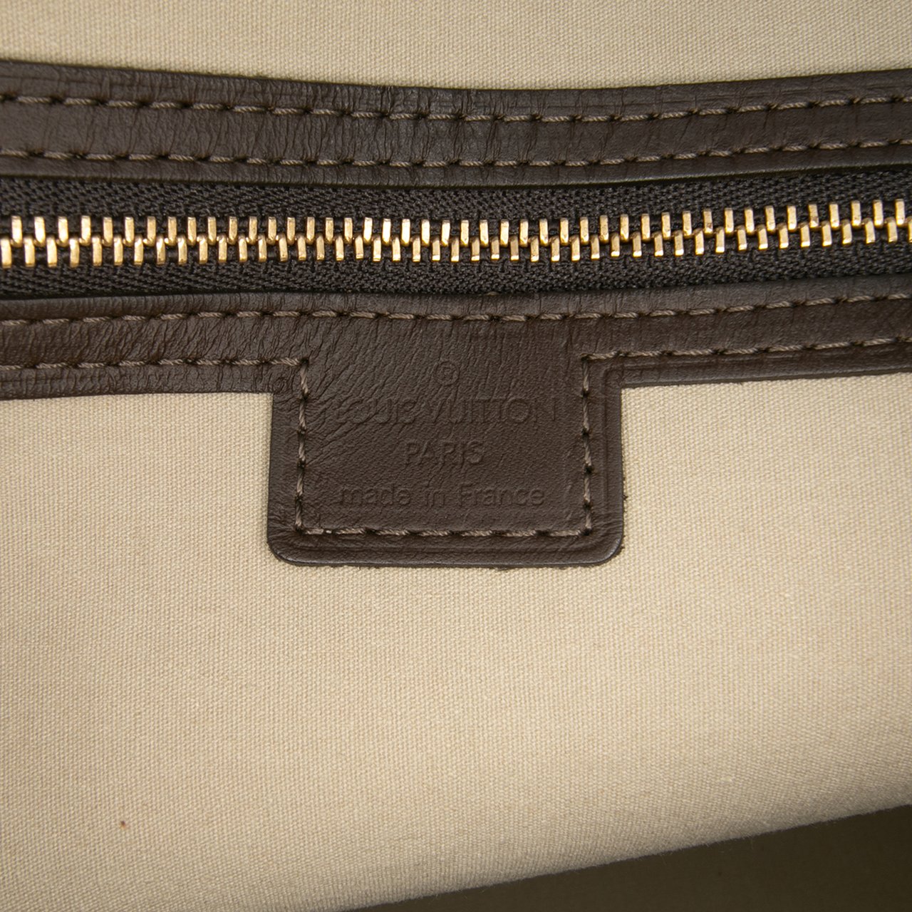 Louis Vuitton Monogram Mini Lin Alma Haut Bruin