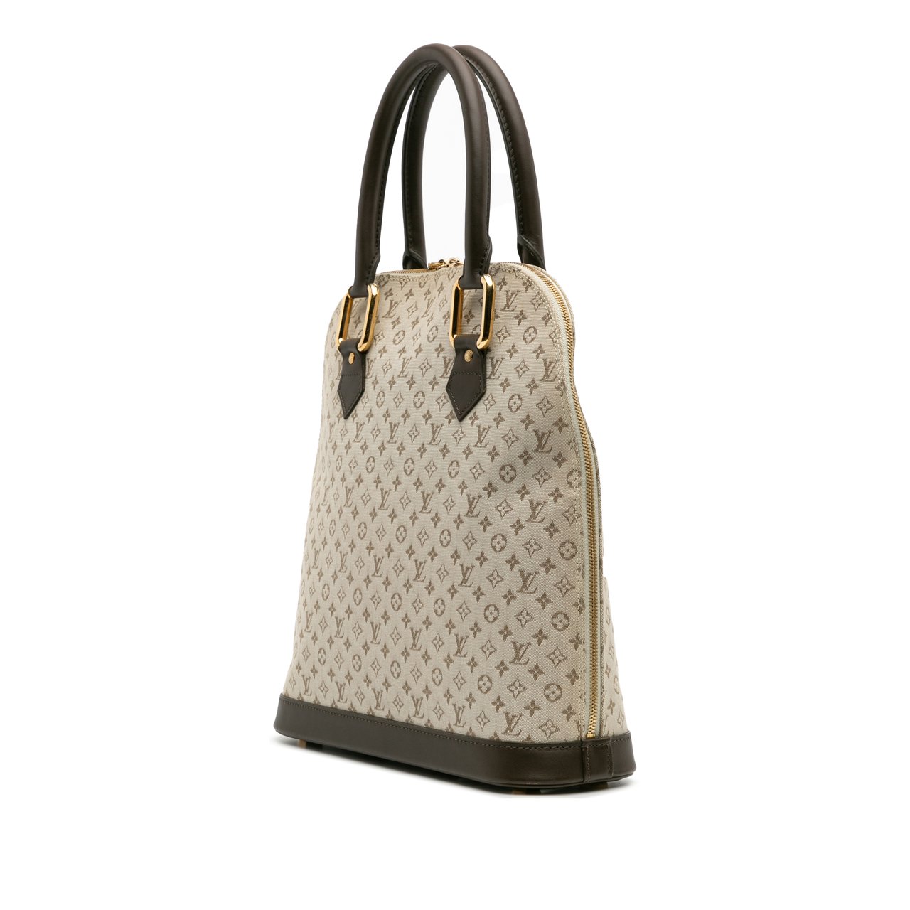 Louis Vuitton Monogram Mini Lin Alma Haut Bruin