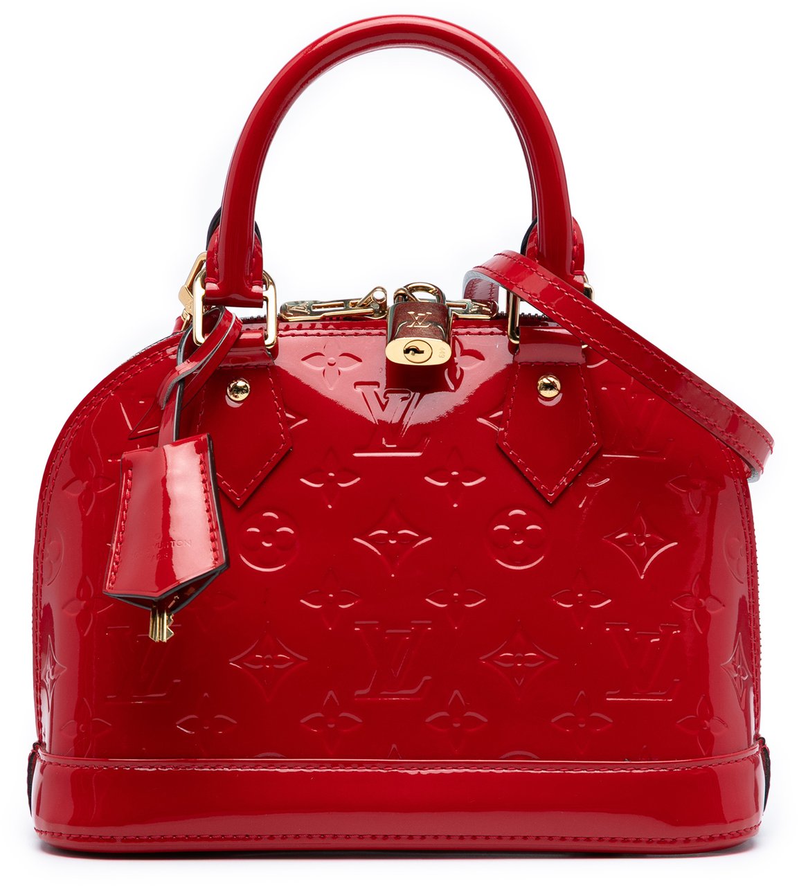 Louis Vuitton Monogram Vernis Alma BB Rood
