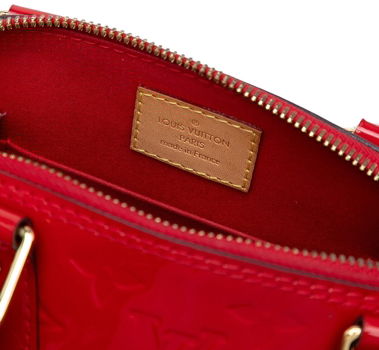 Louis Vuitton Monogram Vernis Alma BB Rood