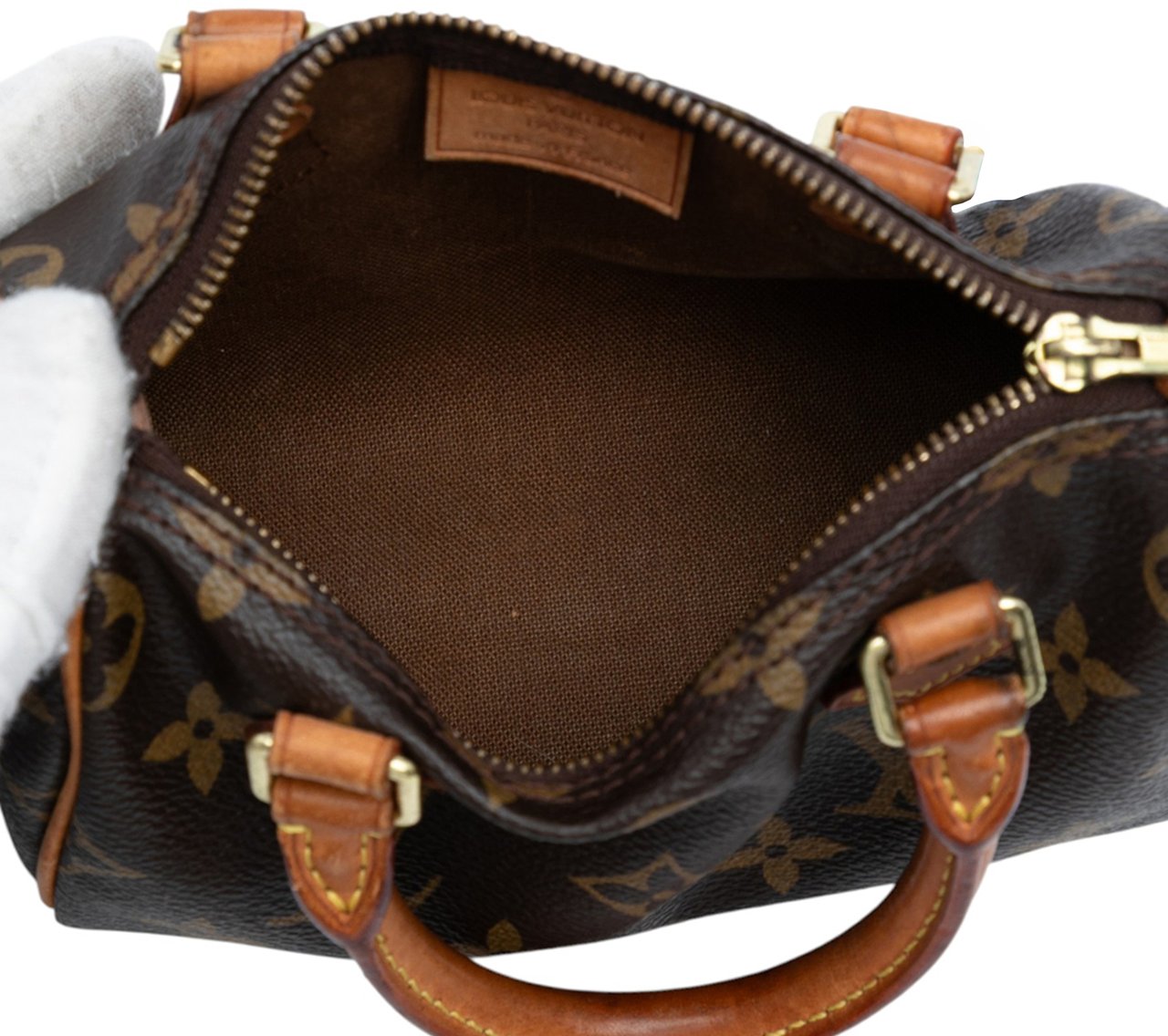 Louis Vuitton Monogram Mini Speedy HL Bruin