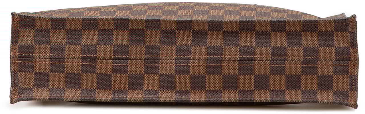 Louis Vuitton Damier Ebene Sac Plat Bruin