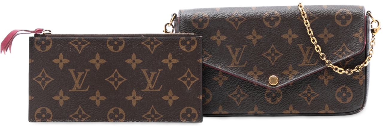 Louis Vuitton Monogram Pochette Felicie Bruin