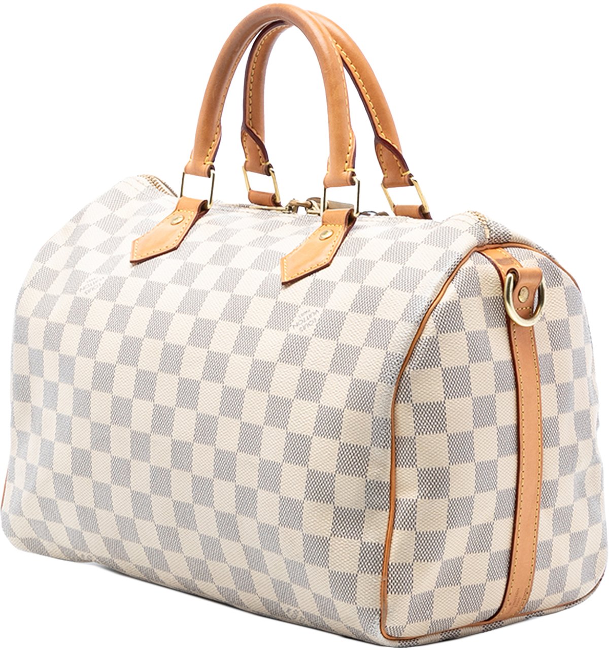 Louis Vuitton Damier Azur Speedy Bandouliere 30 Wit