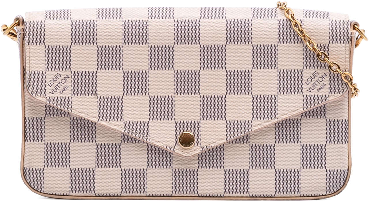 Louis Vuitton Damier Azur Pochette Felicie Wit