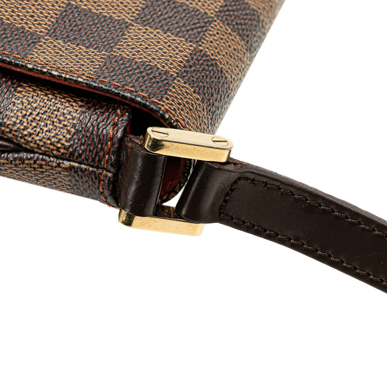 Louis Vuitton Damier Ebene Musette Salsa Long Strap Bruin