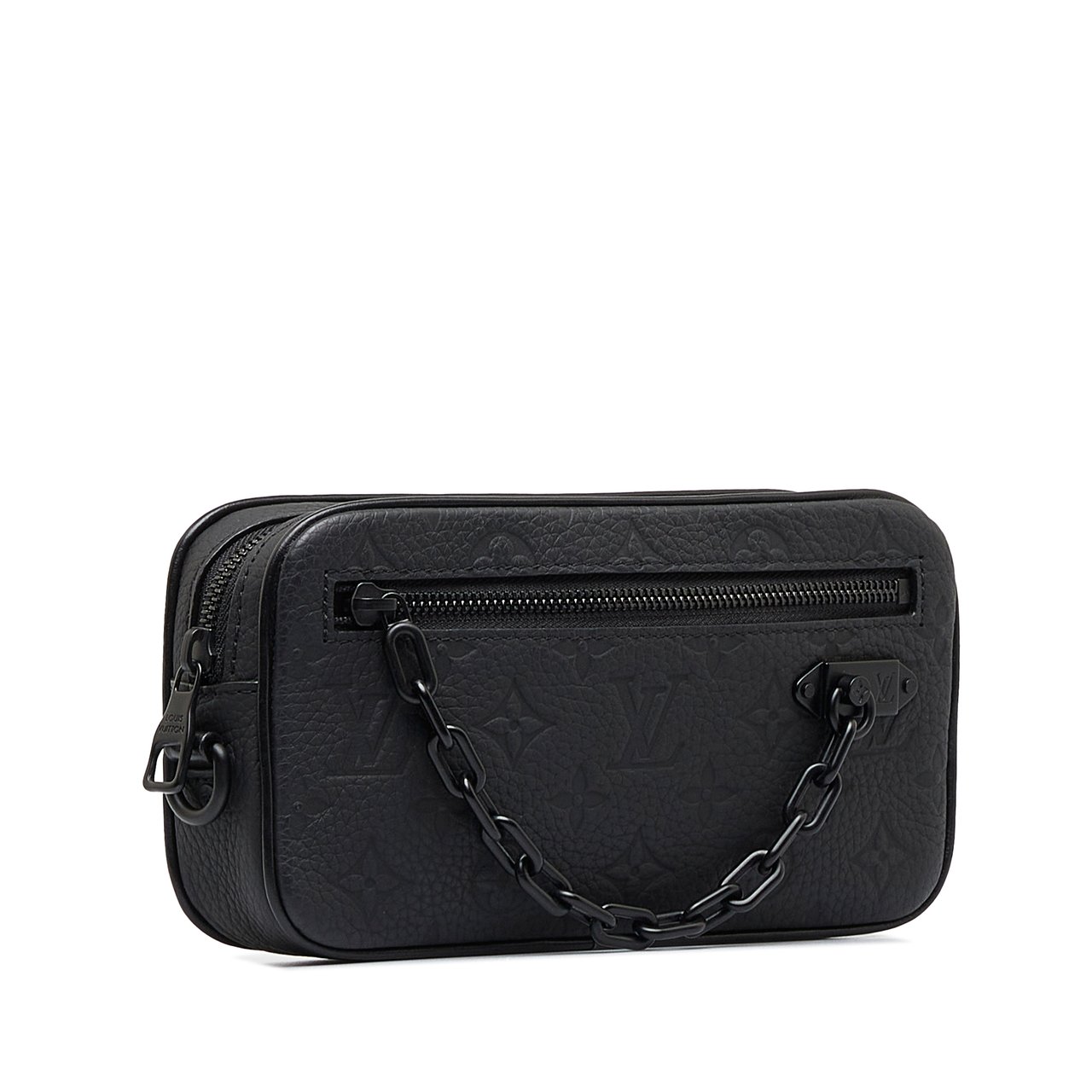 Louis Vuitton Monogram Taurillon Pochette Volga Grijs