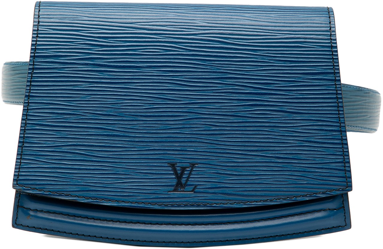 Louis Vuitton Epi Tilsitt Belt Bag Blauw