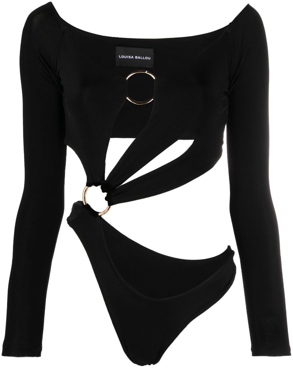 Louisa Ballou Top Black Zwart