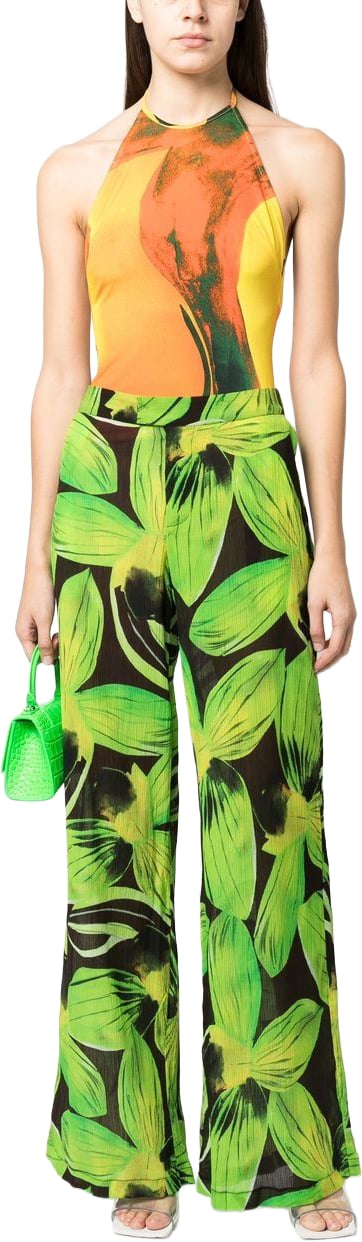 Louisa Ballou Trousers Green Lime