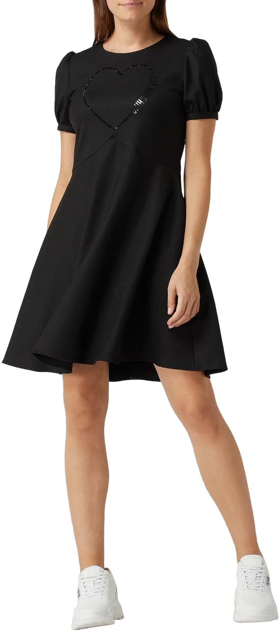 Love Moschino Love Moschino Dress Black Woman Dierenprint