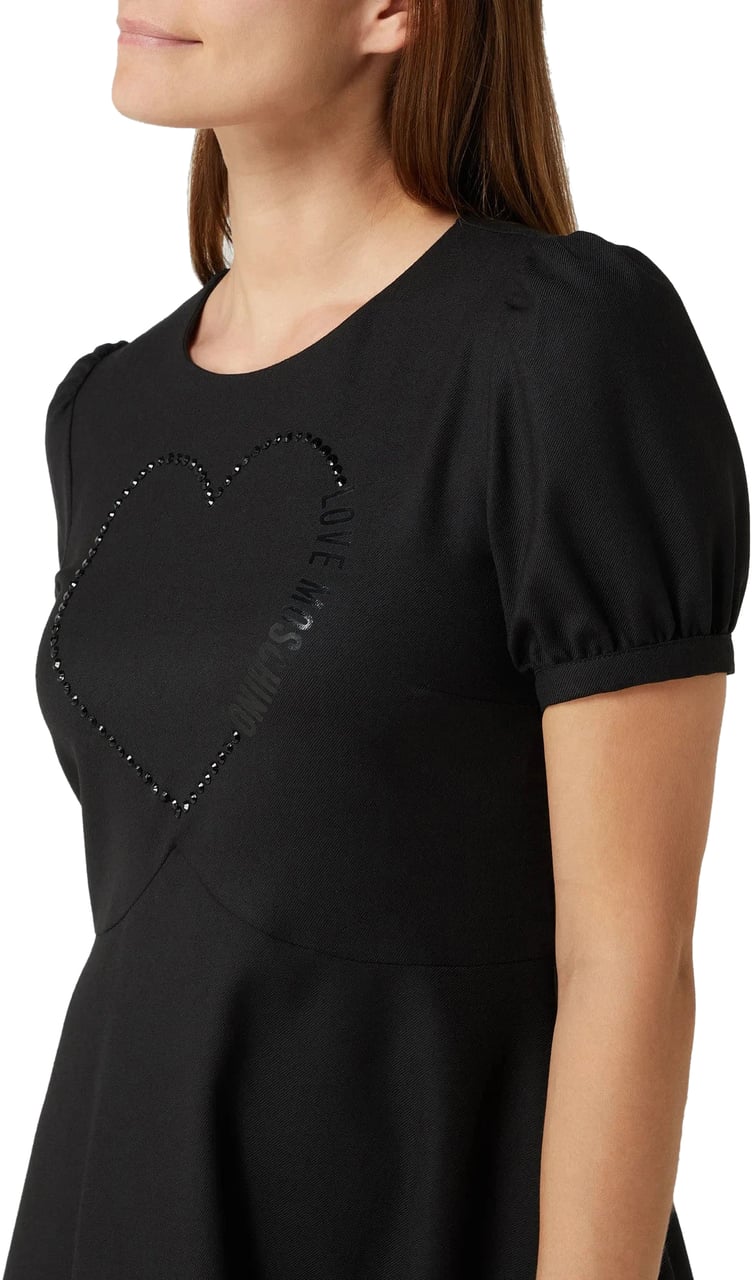 Love Moschino Love Moschino Dress Black Woman Dierenprint