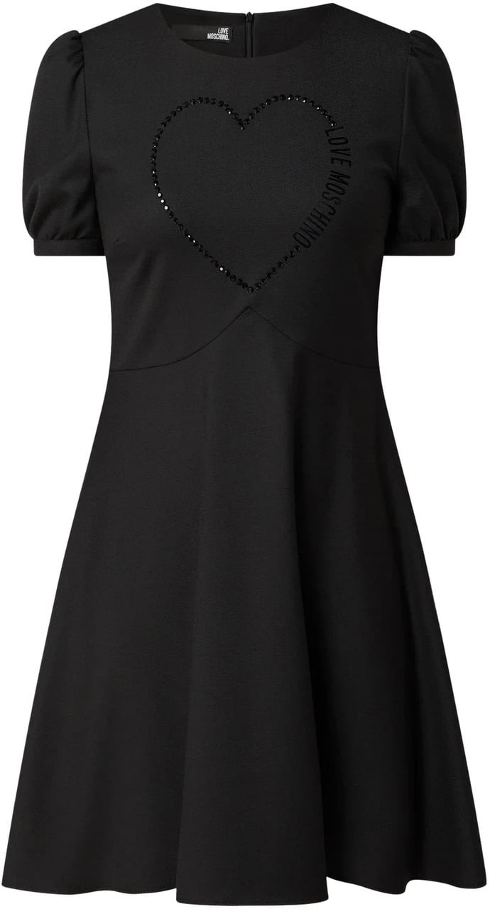 Love Moschino Love Moschino Dress Black Woman Dierenprint
