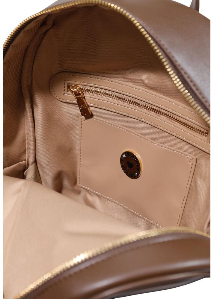 Love Moschino Brown Polyethylene Backpack Bruin