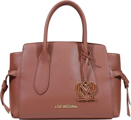 Love Moschino Brown Polyethylene Handbag Bruin