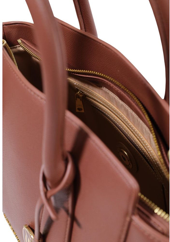 Love Moschino Brown Polyethylene Handbag Bruin