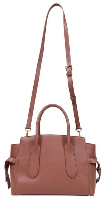 Love Moschino Brown Polyethylene Handbag Bruin