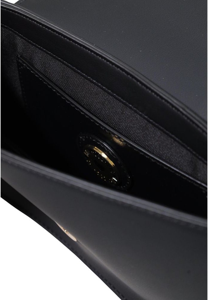 Love Moschino Black Polyethylene Handbag Zwart