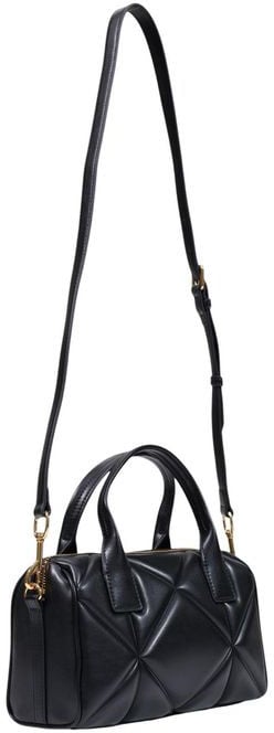 Love Moschino Black Polyethylene Handbag Zwart