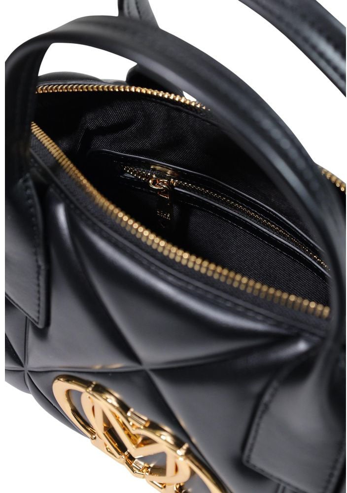 Love Moschino Black Polyethylene Handbag Zwart