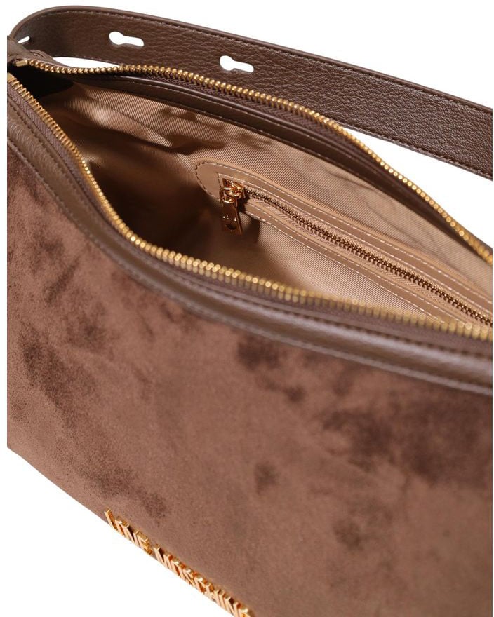 Love Moschino Brown Polyester Handbag Bruin
