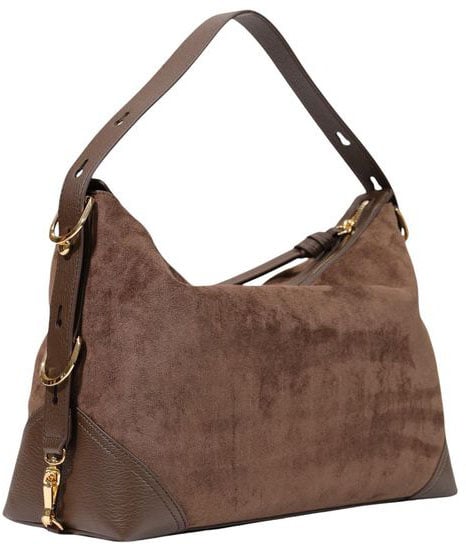 Love Moschino Brown Polyester Handbag Bruin