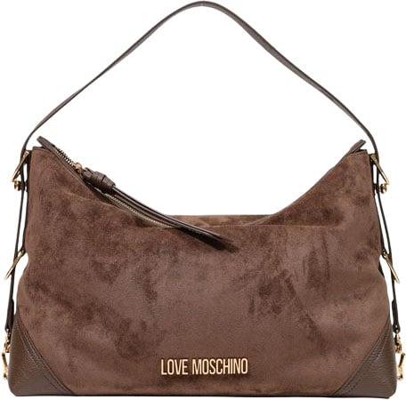 Love Moschino Brown Polyester Handbag Bruin