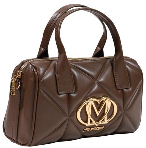 Love Moschino Brown Polyethylene Handbag Bruin