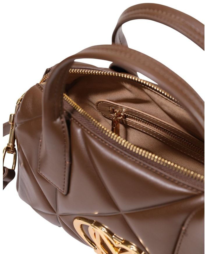 Love Moschino Brown Polyethylene Handbag Bruin