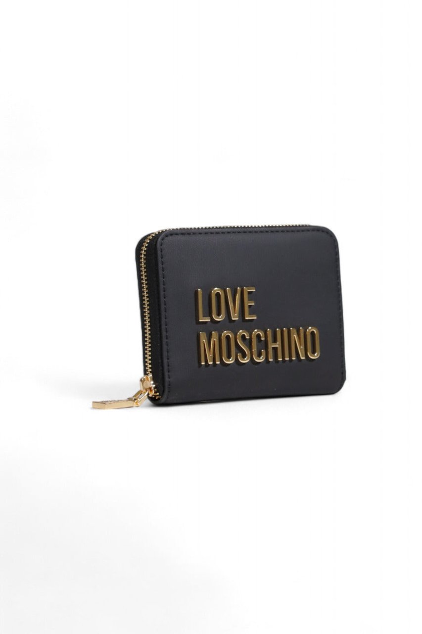 Love Moschino Black Polyethylene Wallet Zwart