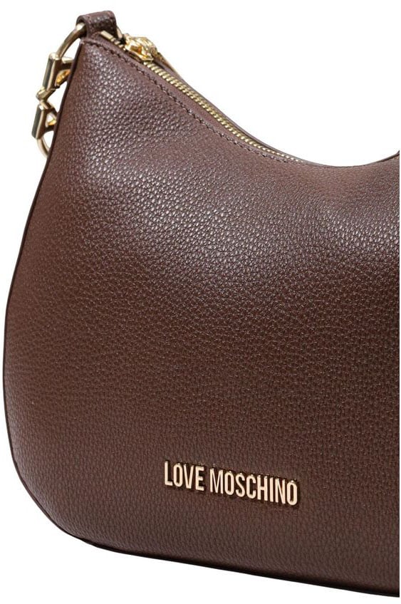 Love Moschino Brown Polyethylene Handbag Bruin