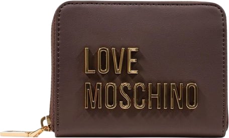 Love Moschino Brown Polyethylene Wallet Bruin