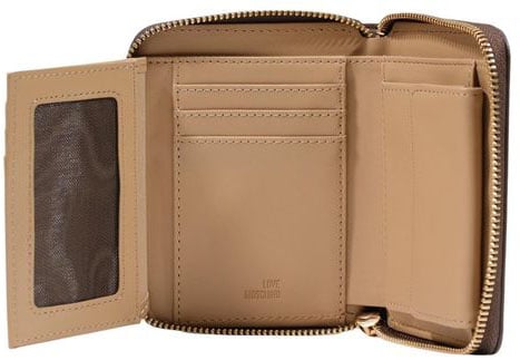 Love Moschino Brown Polyethylene Wallet Bruin