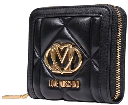 Love Moschino Black Polyethylene Wallet Zwart