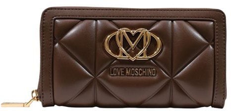 Love Moschino Brown Polyethylene Wallet Bruin
