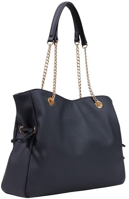 Love Moschino Black Polyester Handbag Zwart