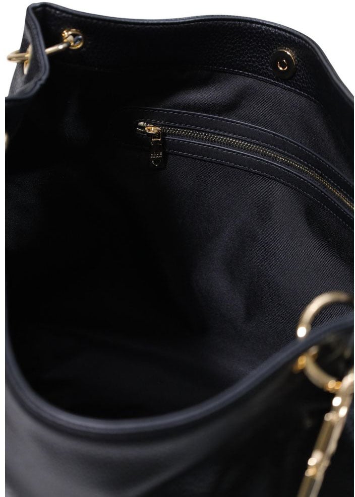 Love Moschino Black Polyethylene Handbag Zwart