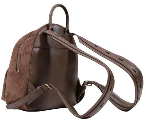 Love Moschino Brown Polyester Backpack Bruin