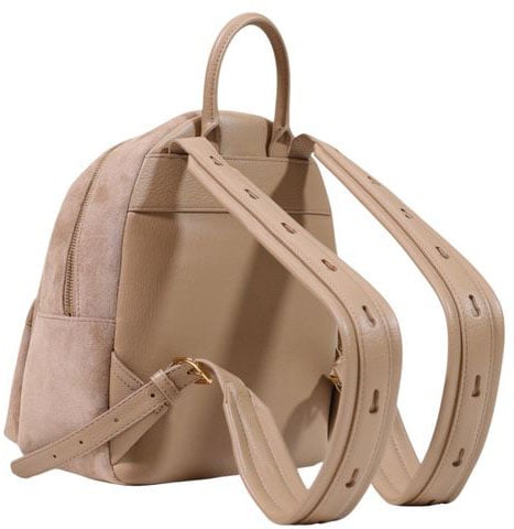 Love Moschino Beige Polyester Backpack Beige