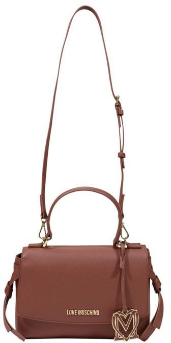 Love Moschino Brown Polyethylene Handbag Bruin