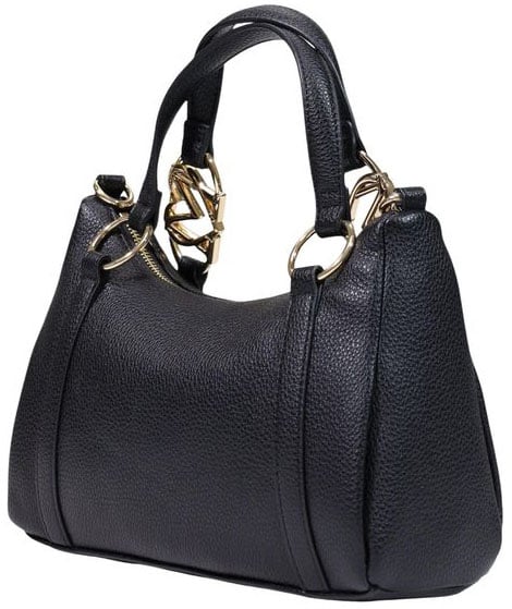 Love Moschino Black Polyethylene Handbag Zwart