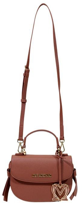 Love Moschino Brown Polyethylene Handbag Bruin