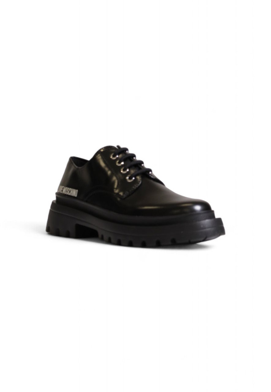 Love Moschino Love Moschino Women Lace Ups Shoes Zwart
