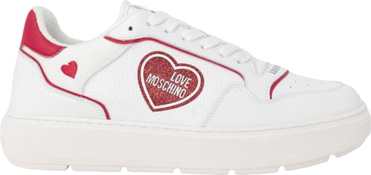 Love Moschino Multicolor Polyethylene Low Top Sneakers Rood