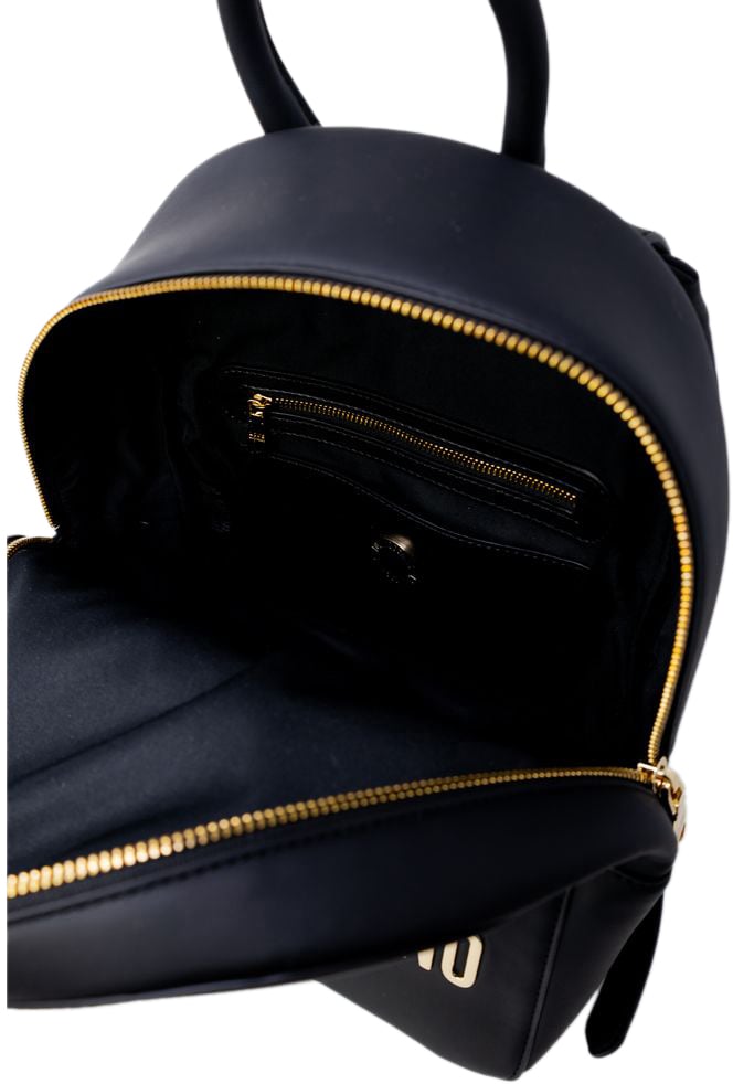 Love Moschino Black Polyethylene Backpack Zwart