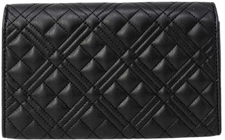 Love Moschino Love Moschino Black Polyethylene Handbag Zwart