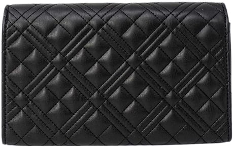 Love Moschino Love Moschino Black Polyethylene Handbag Zwart