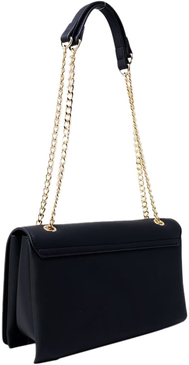 Love Moschino Love Moschino Black Polyethylene Handbag Zwart