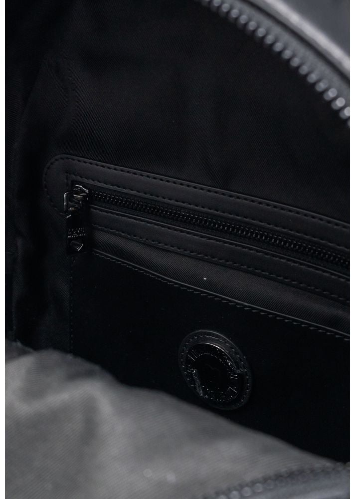 Love Moschino Love Moschino Black Polyethylene Backpack Zwart